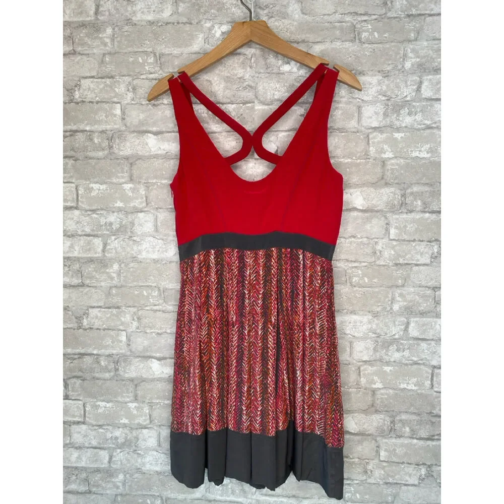 Sine Size Xxs/2 Raspberry/Grey Dress - Picture 5 of 6